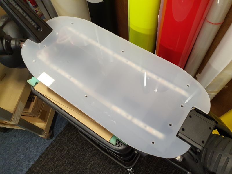 rivestimento per ponte a led carbonrevo dualtron thunder