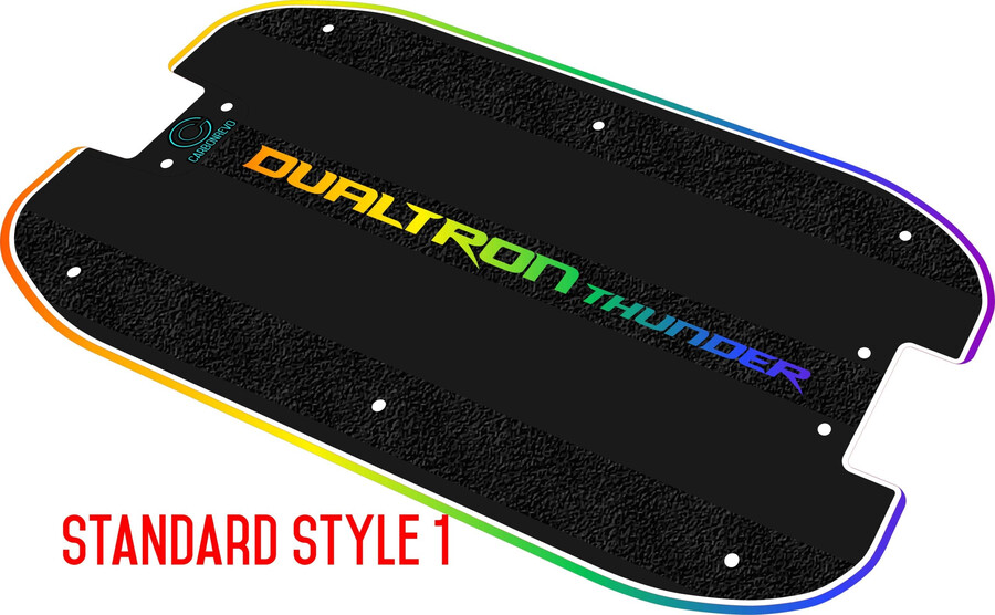 copertura per ponte carbonrevo dualtron thunder led 3d blu