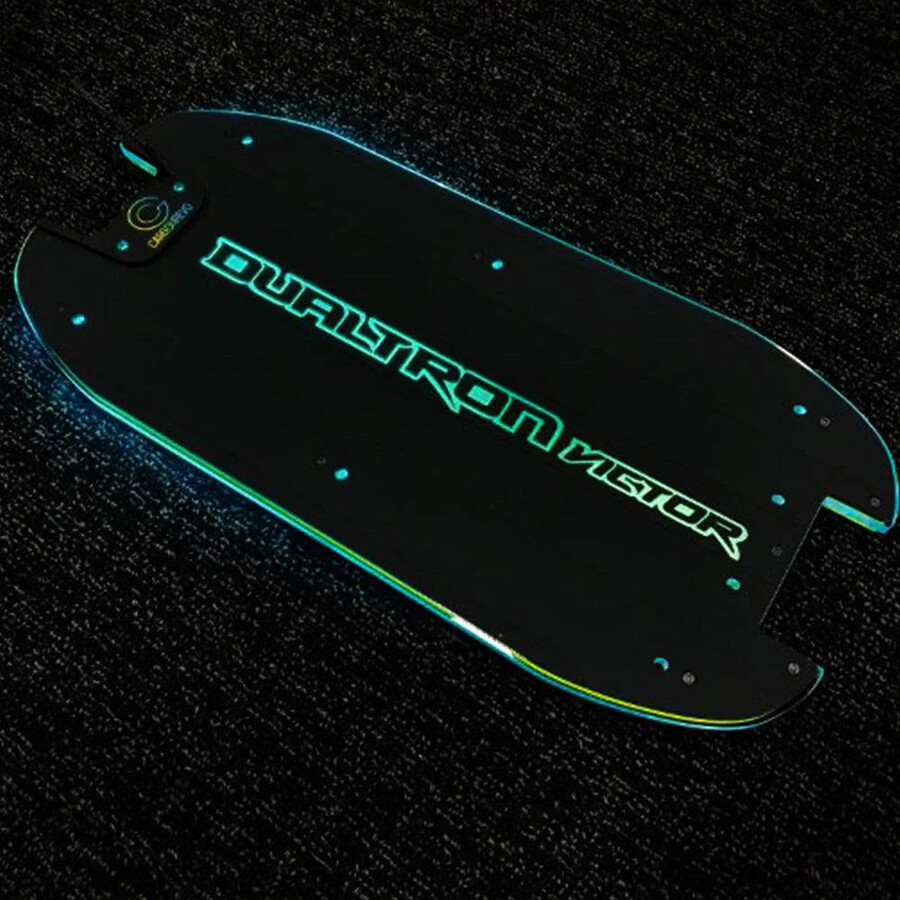 copertura per ponte carbonrevo dualtron thunder led 3d blu
