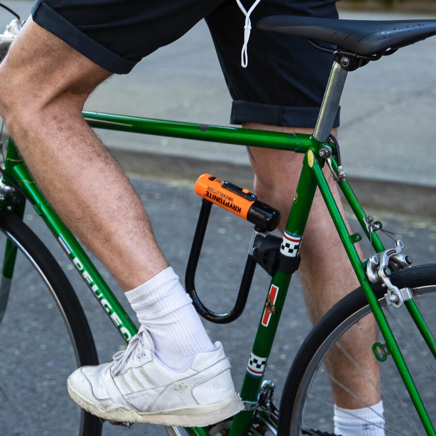 kryptonite - lucchetto evolution mini-7 con cavo flessibile da 4