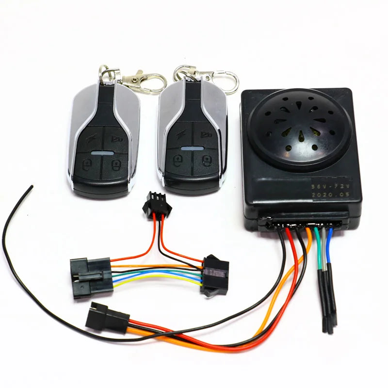 allarme wireless per scooter elettrici da 72 v plug play